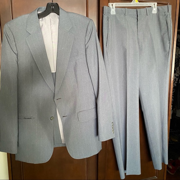 Jackets & Blazers - Grey Suit Set by Haspel